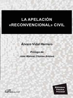 cover image of La apelación «reconvencional» civil